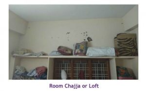 room chajja or loft