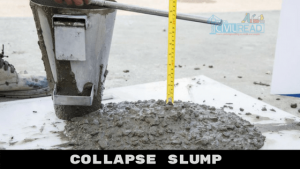 Collapse Slump slump test in concrete