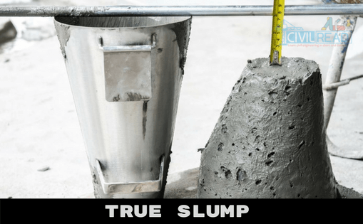 true slump Slump test procedure