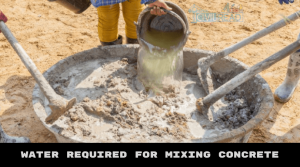 quantity of Water is added in M20 grade concrete