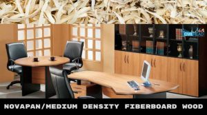 Medium-density Fiber-board / NovaPan Wood (Types of Woods used in construction)