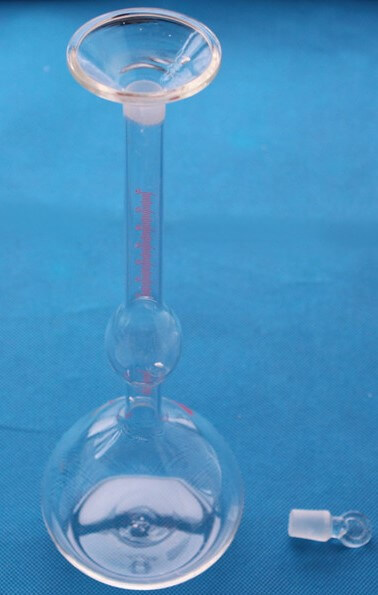 Specific gravity of cement bottle