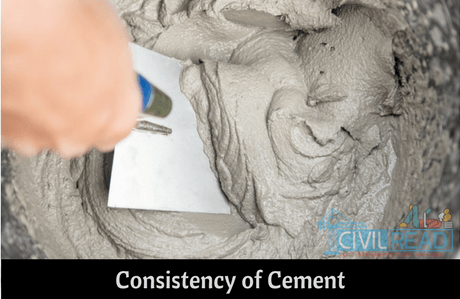 normal consistency of cement
