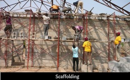 scaffolding for workman