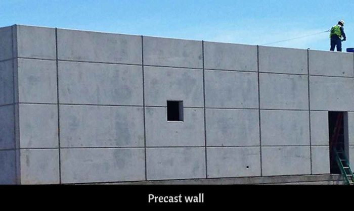 Precast wall