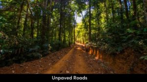Unpaved roads